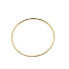 Image 3 of Gold smooth slave bracelet | Ø 60 mm