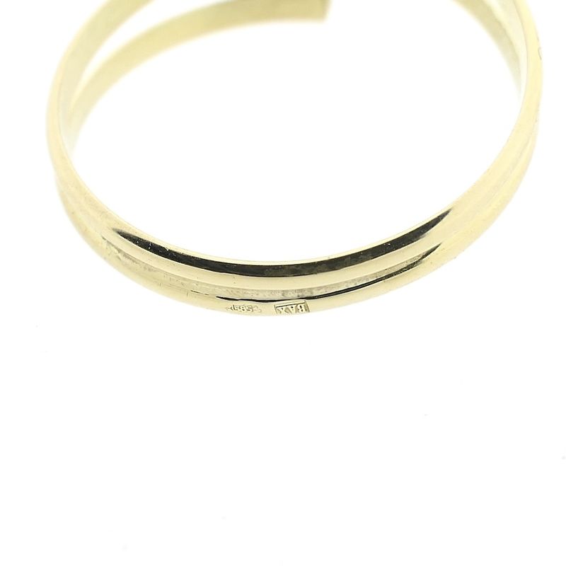 Image 9 of Tricolor gold abstract ring