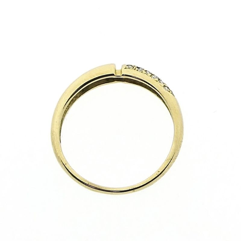 Image 5 of Gold ring with diamond; 0.20 ct.