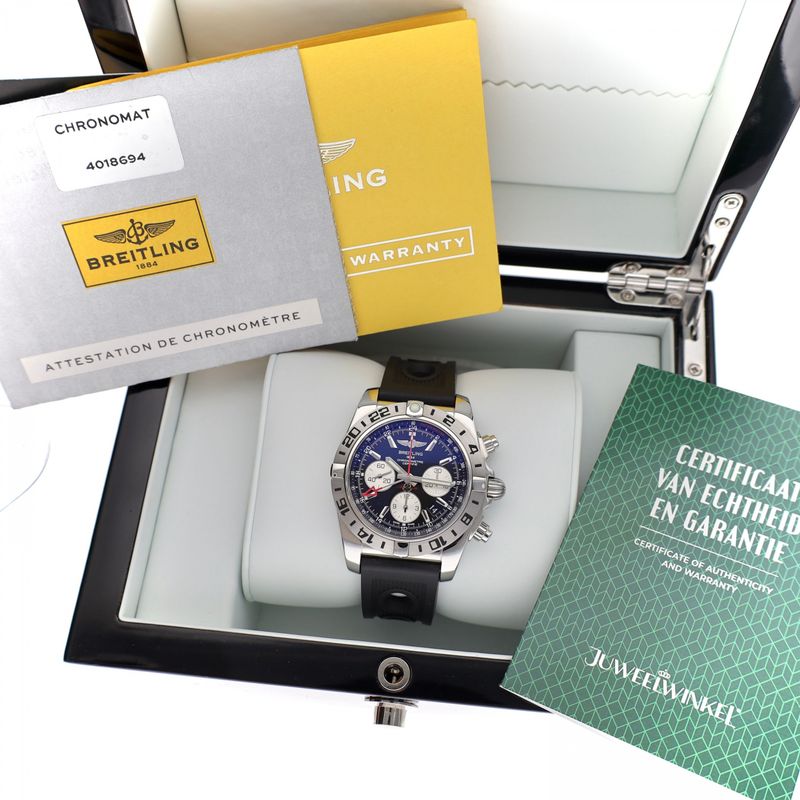 Image 2 of Breitling Chronomat 44 GMT AB0420; Automatic Men's Watch