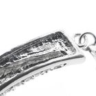 Image 6 of Silver pendant of a tusk with zirconia