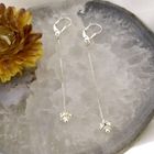 Image 6 of Silver long fantasy earrings