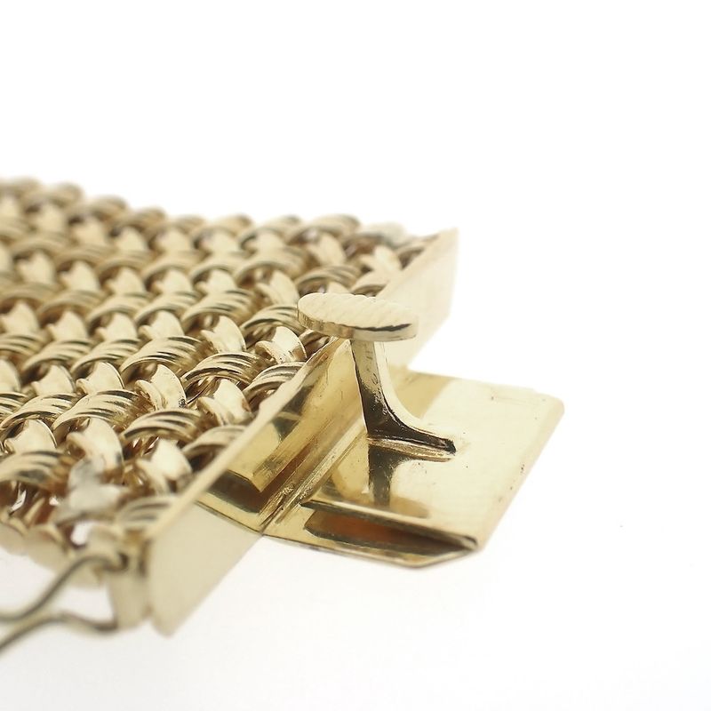 Image 5 of Vintage gold fantasy link bracelet.