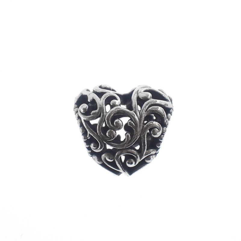 Image 1 of Pandora charm; Silver; Royal Heart
