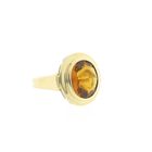 Image 3 of Vintage gold solitaire ring with citrine