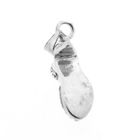 Image 10 of Silver pendant of a women's heel with zirconia