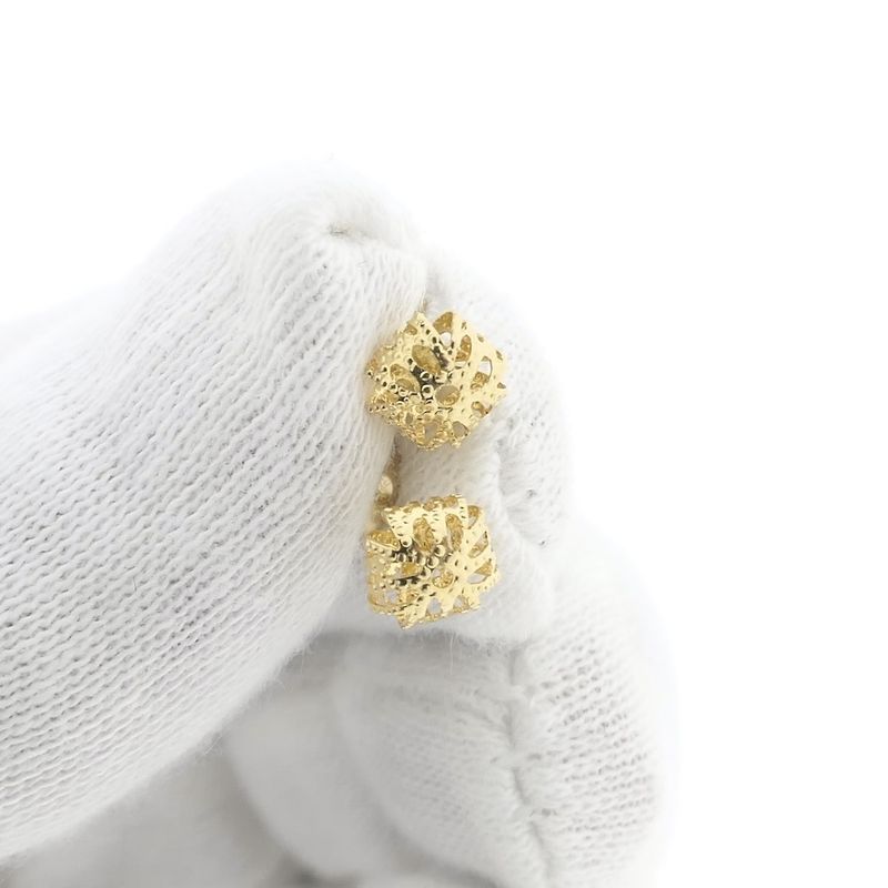 Image 11 of Gold stud earrings | Vintage