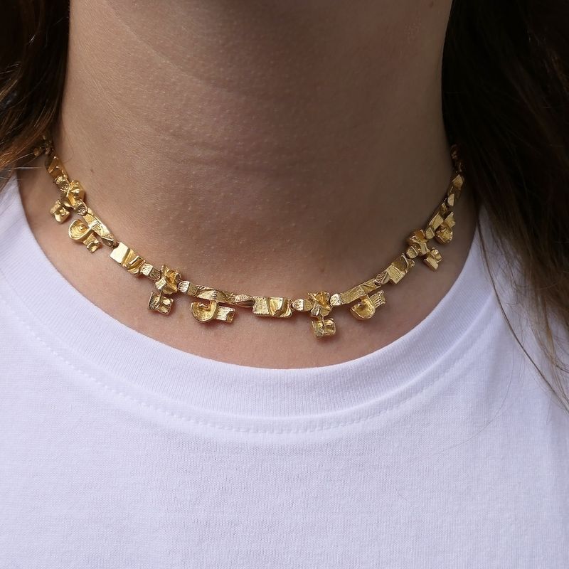 Image 11 of Gold Lapponia necklace; Tenochtitlan Kaulakoru | 39 cm