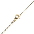 Image 6 of Gold jasseron link necklace with garnet