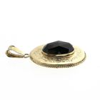 Image 4 of Vintage gold pendant with garnet