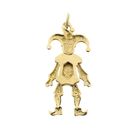 Image 3 of Gold harlequin pendant with diamond | 0.005 ct.