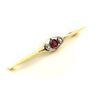 Image 2 of Antique gold brooch with diamond and ruby