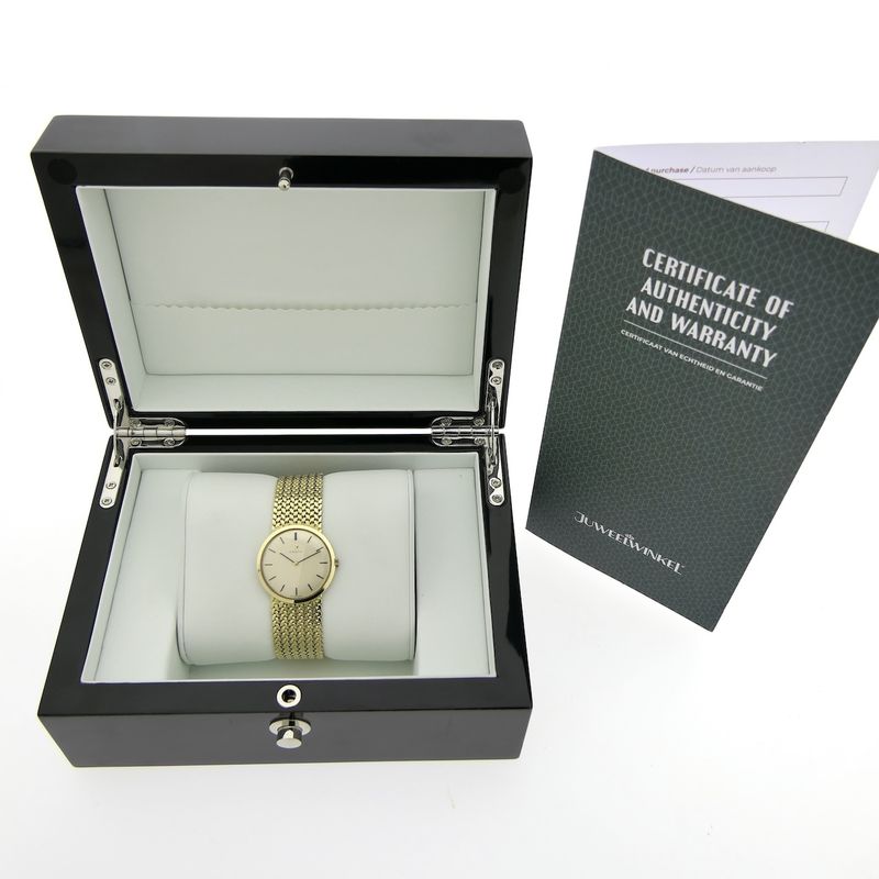 Image 4 of Omega Geneva Ref. 7166; Vintage 14k Gold Men's Watch