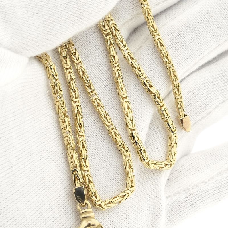 Image 9 of Gold square king chain