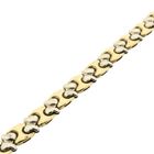 Image 7 of Two-tone gold fantasy link necklace