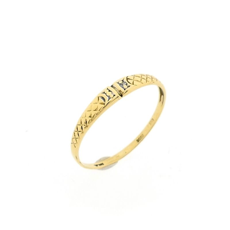 Image 1 of Gold ring with diamond | 0.005 ct.