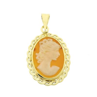 Gold pendant with cameo Image 1 of Gold pendant with cameo