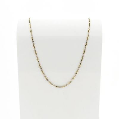 Image 1 of Bicolor Figaro Chain Necklace | 50.5 cm