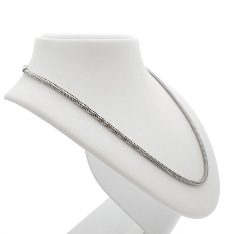 Image 2 of Pandora necklace; Silver; Snake Chain | 46.5 cm