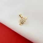 Image 2 of Gold pendant of a heart with zirconia