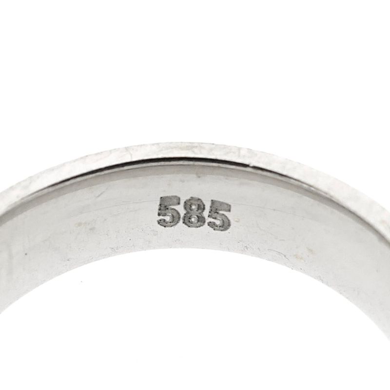 Image 8 of White gold ring with zirconia