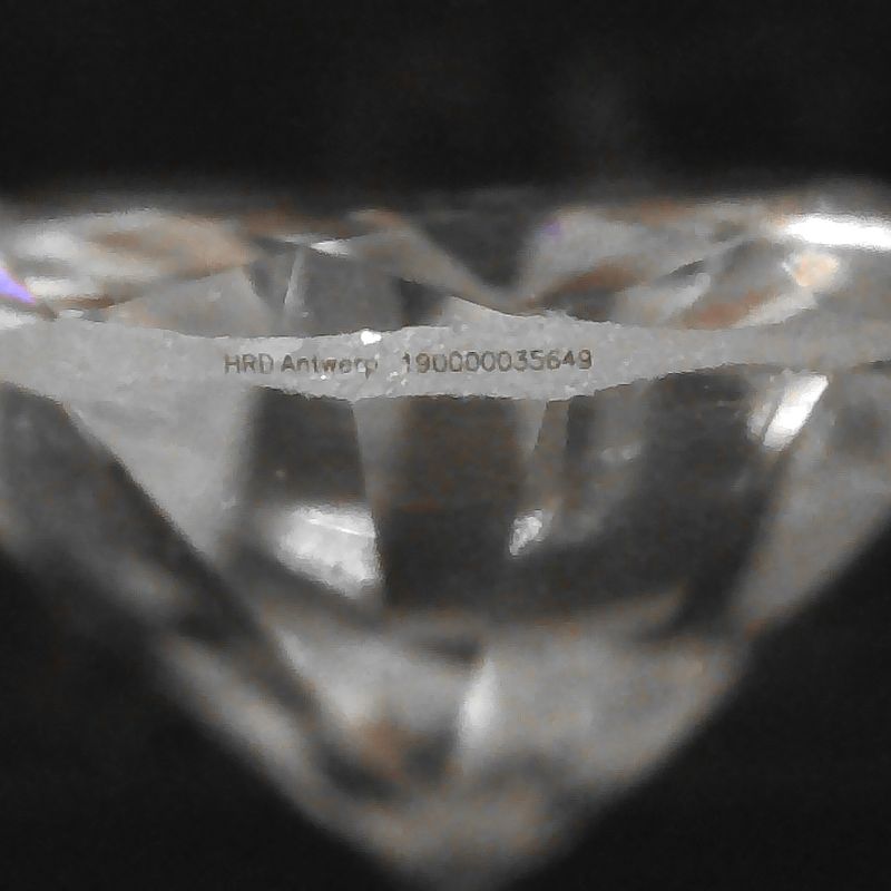 Image 7 of 0.16 ct. Brilliant cut diamond E/VS2 + HRD Certificate - Natural diamond