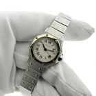 Image 11 of Cartier Santos Octagon 187903; Women's watch in 18k gold and steel