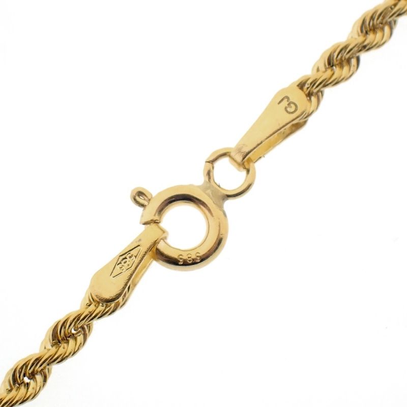 Image 6 of Gold twisted link chain | 60.5 cm