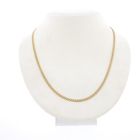 Image 7 of Gold flat gourmet link chain | 45.5 cm