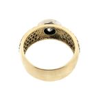 Image 7 of Two-tone gold ring with zirconia