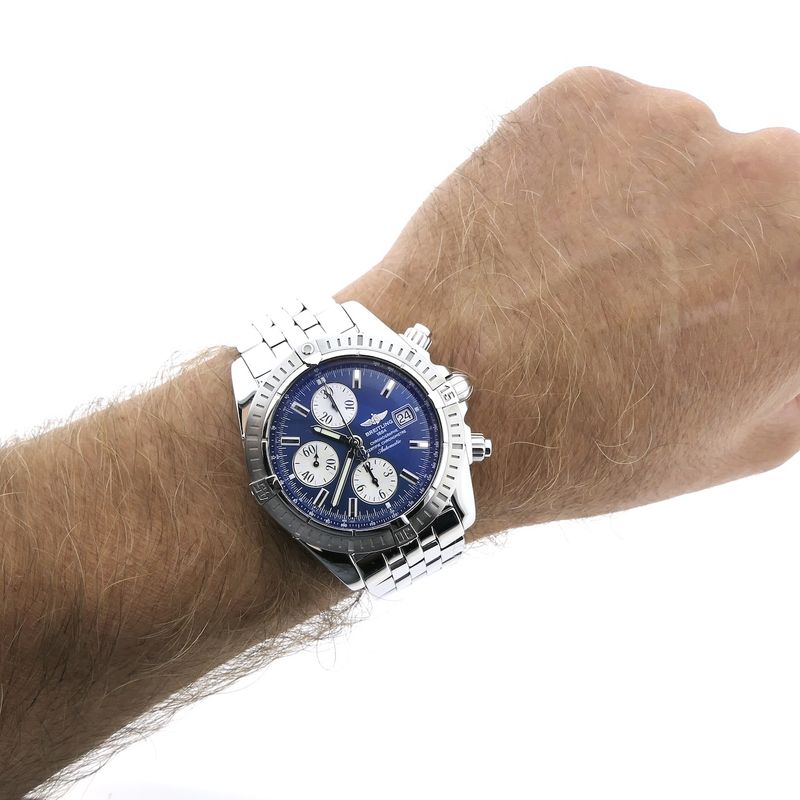 Image 19 of Breitling Chronomat Evolution A13356; Chronograph men's watch