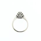 Image 4 of White gold solitaire ring with diamond; 0.10 ct.