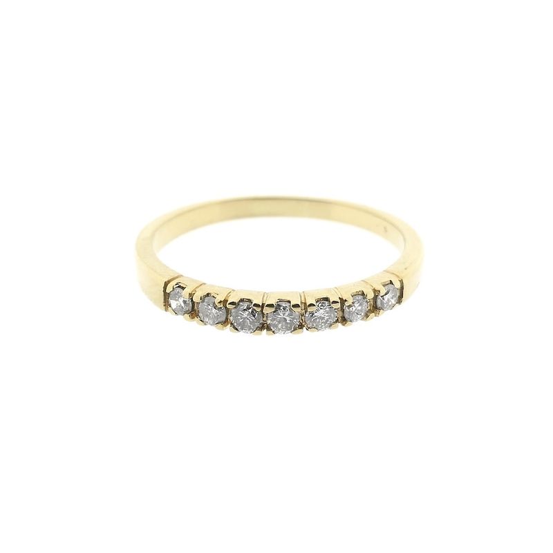 Image 3 of Gold ring with diamond | Approx. 0.28 ct.