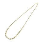 Image 4 of Gold twisted link necklace