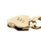 Image 8 of Gold flat gourmet link bracelet | 18.5 cm