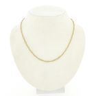 Image 1 of Gold twisted link chain | 40 cm