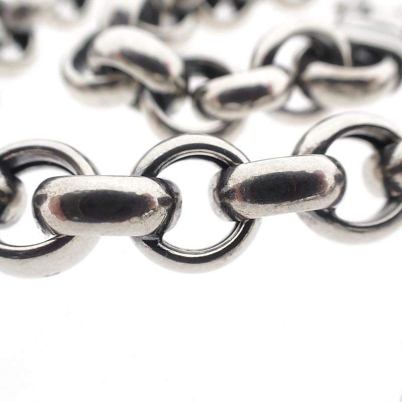 Image 5 of Silver robust jasseron necklace | 50 cm