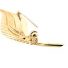 Image 6 of Vintage Gold Brooch Double Feather; 14 Karat