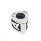 Image 5 of Pandora charm; Silver; Letter charm A