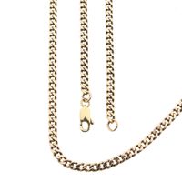 Roségouden gourmetschakel ketting 