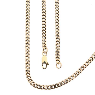 Afbeelding 1 van Roségouden gourmetschakel ketting 