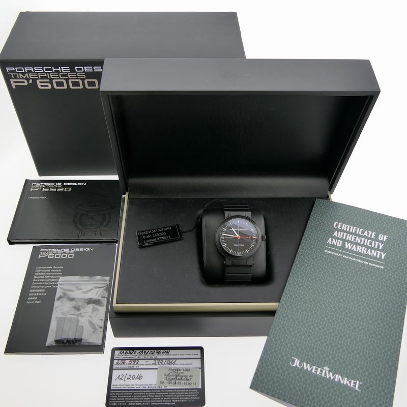 Image 23 of Porsche Design (By IWC) Compass Watch P6520; Limited Edition men's watch with compass