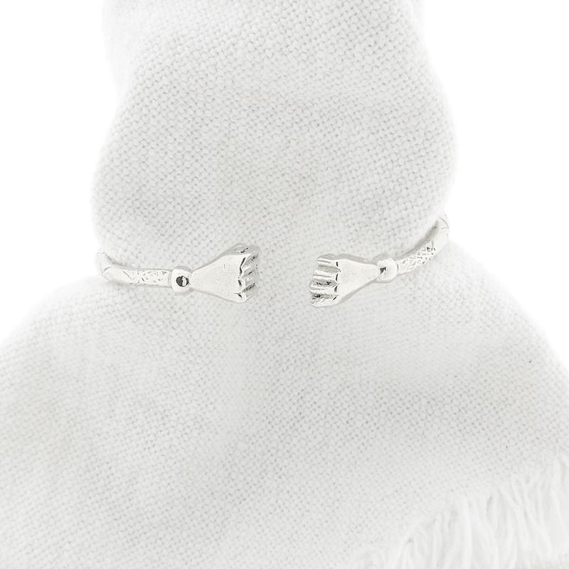 Image 1 of Silver clamp bracelet from Trinidad | Ø 69 mm