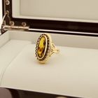 Image 3 of Gold ring with yellow sapphire