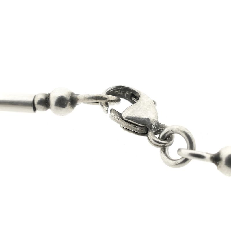 Image 4 of Silver chain with bars | 43.5 cm