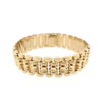 18K Vintage gold wide bracelet | 19.0 cm