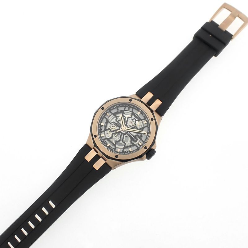 Image 7 of Edox Delfin Mecano 'Skeleton'; Automatic men's watch