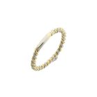 Image 1 of Two-tone gold twisted sliding ring