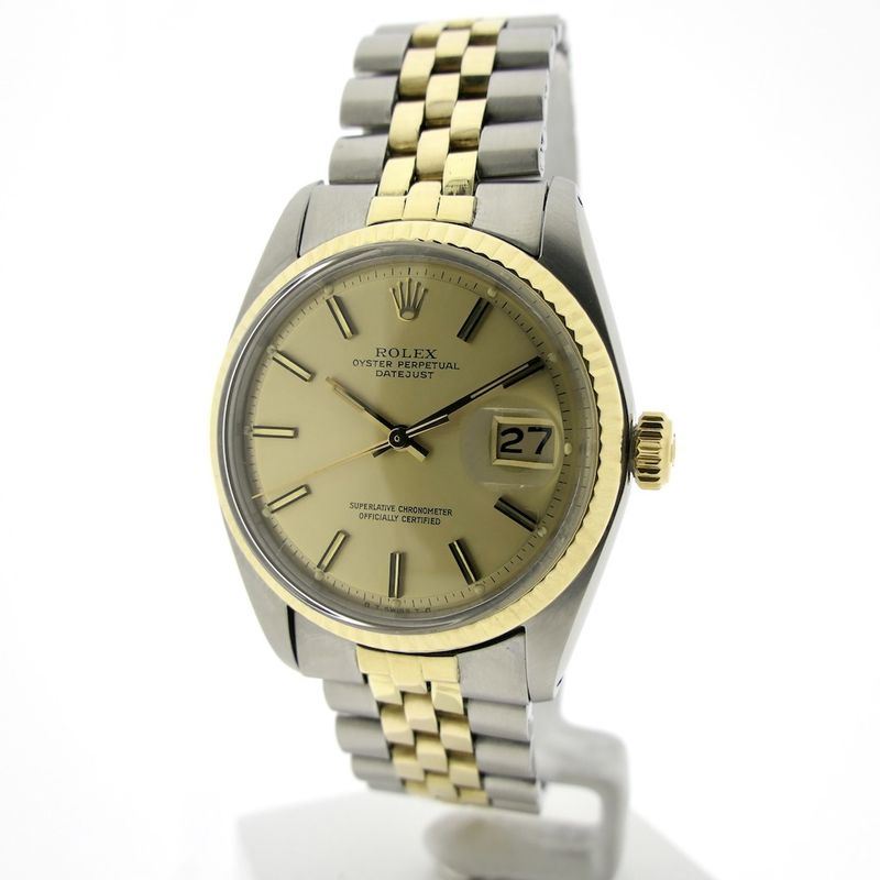 Image 5 of Rolex Datejust 1601; Gold/steel watch with rare 'sigma' dial