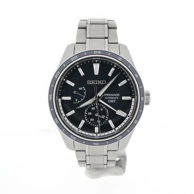 Image 1 of Seiko Presage Sharp Edged Ao-Fuji GMT Limited Edition SPB303J1; Automatic men's watch